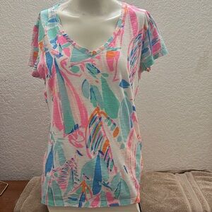 Lilly Pulitzer “Out To Sea” short sleeve top